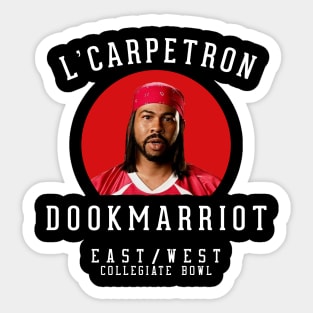 L'Carpetron Dookmarriot - East/West Collegiate Bowl Sticker